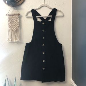 Corduroy Black Jumper dress